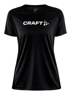 Craft Sportswear T-Shirts & Tröjor|Träning^CORE Essence Logo Tee W Black