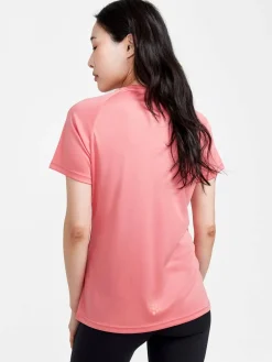 Craft Sportswear T-Shirts & Tröjor|Träning^CORE Essence Logo Tee W Coral