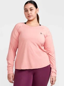 Craft Sportswear Träning^Core Essence Ls Plus Tee W Bleikur