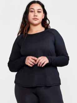 Craft Sportswear Träning^Core Essence Ls Plus Tee W Black