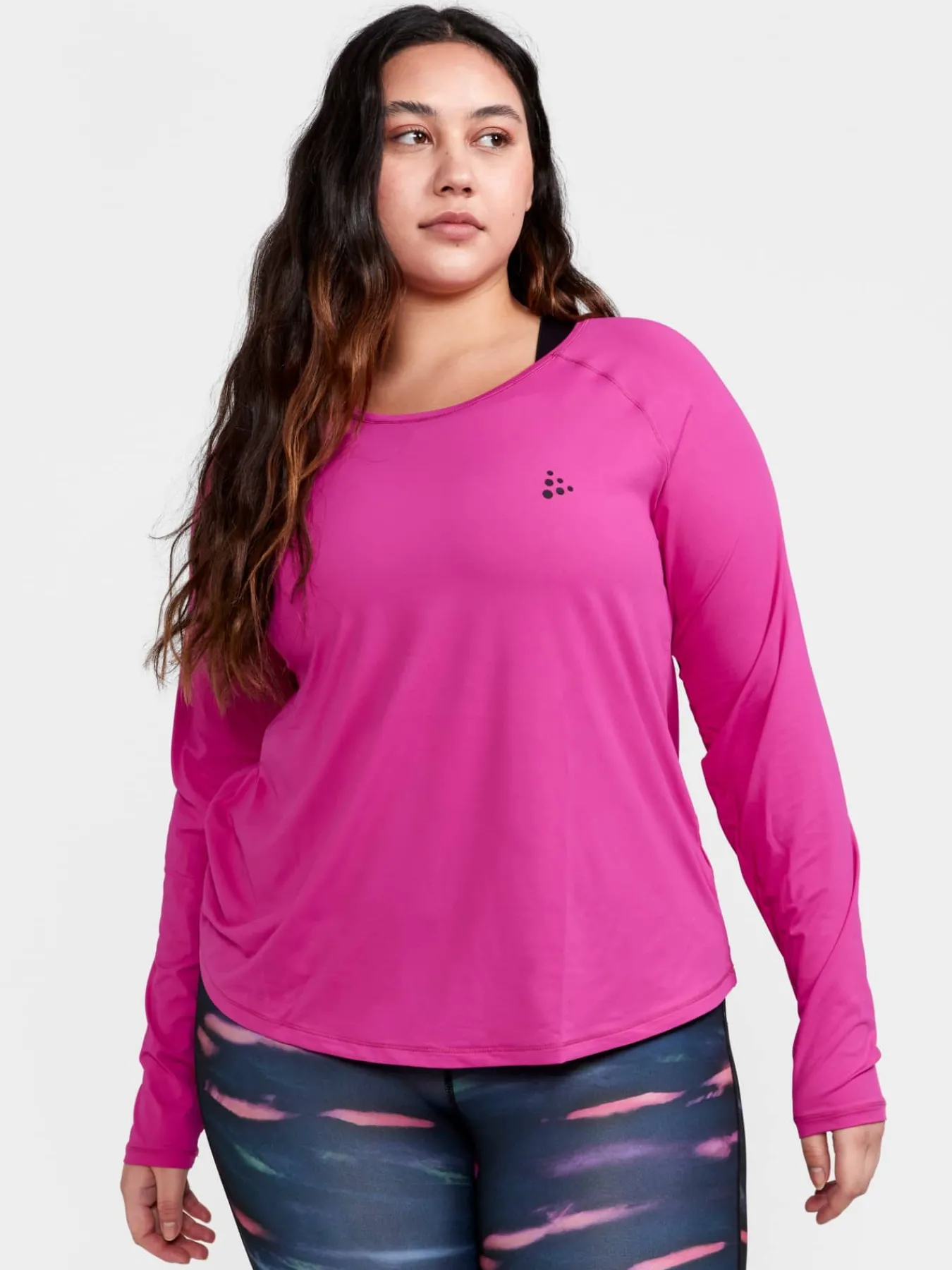 Craft Sportswear Träning^Core Essence Ls Plus Tee W Roxo