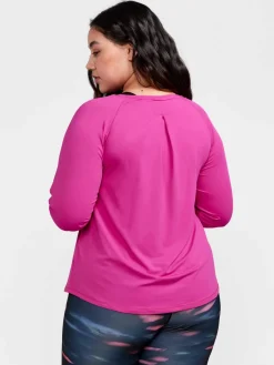 Craft Sportswear Träning^Core Essence Ls Plus Tee W Roxo