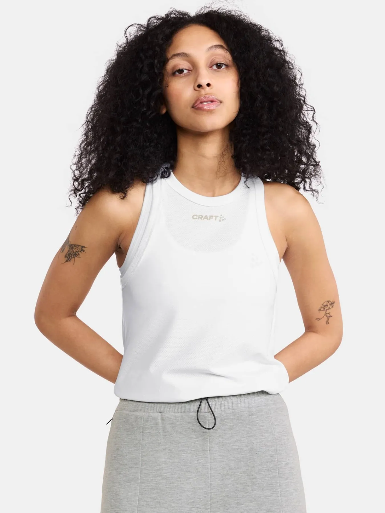Craft Sportswear Linnen|Träning^CORE Essence Mesh Singlet W White