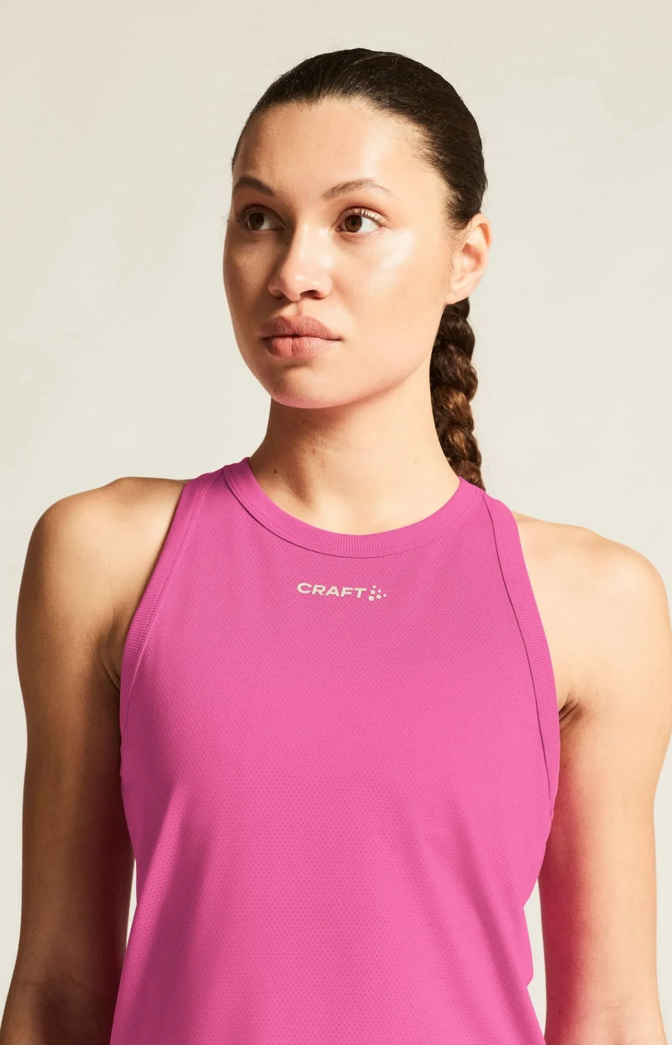 Craft Sportswear Linnen|Träning^CORE Essence Mesh Singlet W Magenta