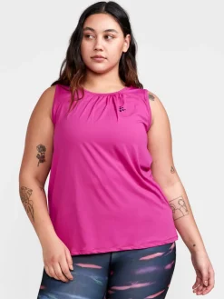 Craft Sportswear Linnen|Träning^Core Essence Plus Tank W Roxo