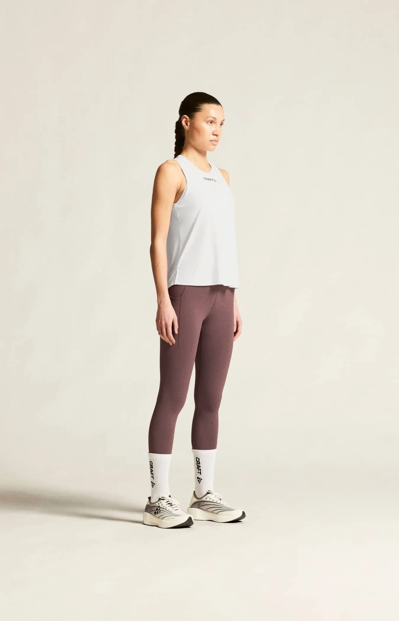 Craft Sportswear Linnen|Träning^CORE Essence Singlet 2 W White