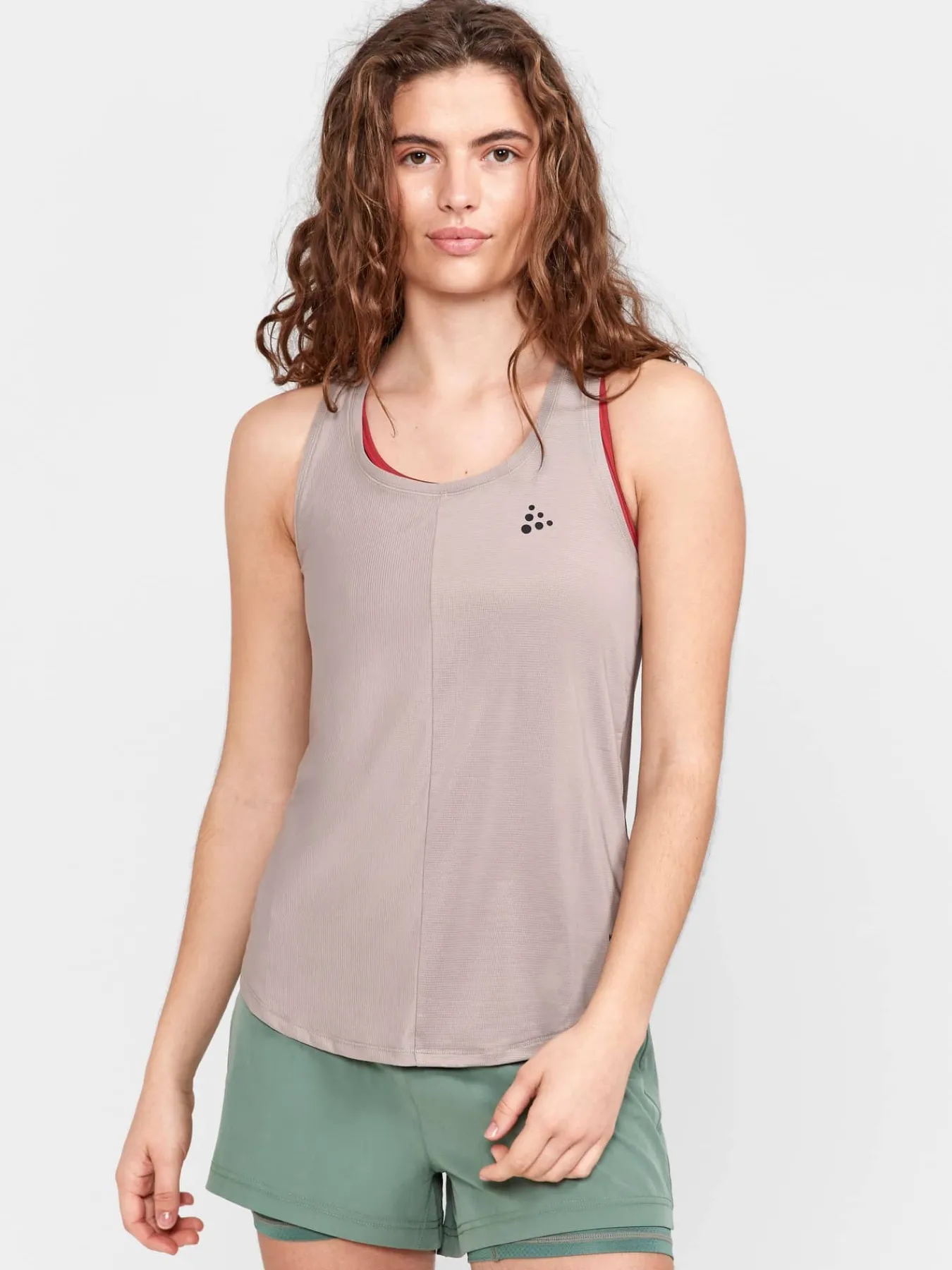 Craft Sportswear Linnen|Träning^CORE Essence Singlet W Clay