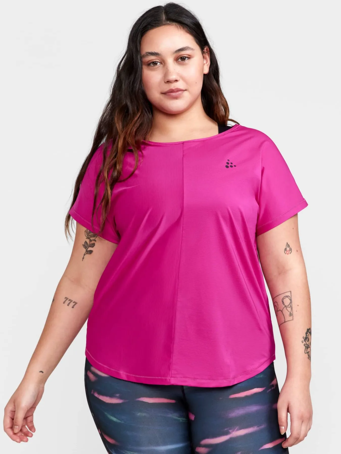 Craft Sportswear T-Shirts & Tröjor|Träning^Core Essence SS Plus Tee W Roxo