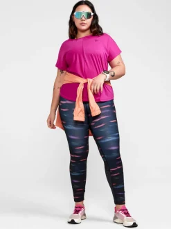Craft Sportswear T-Shirts & Tröjor|Träning^Core Essence SS Plus Tee W Roxo