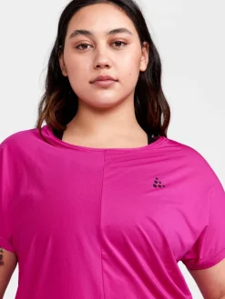 Craft Sportswear T-Shirts & Tröjor|Träning^Core Essence SS Plus Tee W Roxo