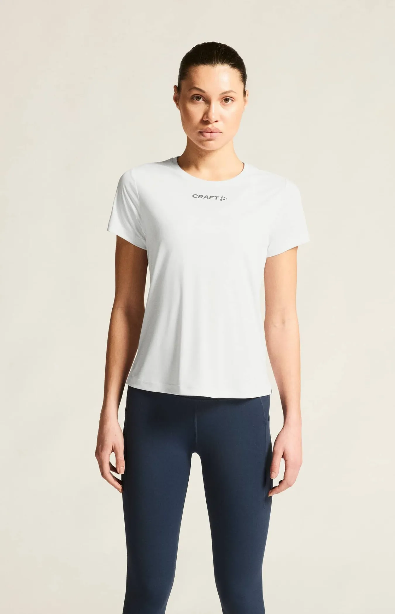 Craft Sportswear T-Shirts & Tröjor|Träning^CORE Essence Ss Tee 2 W White