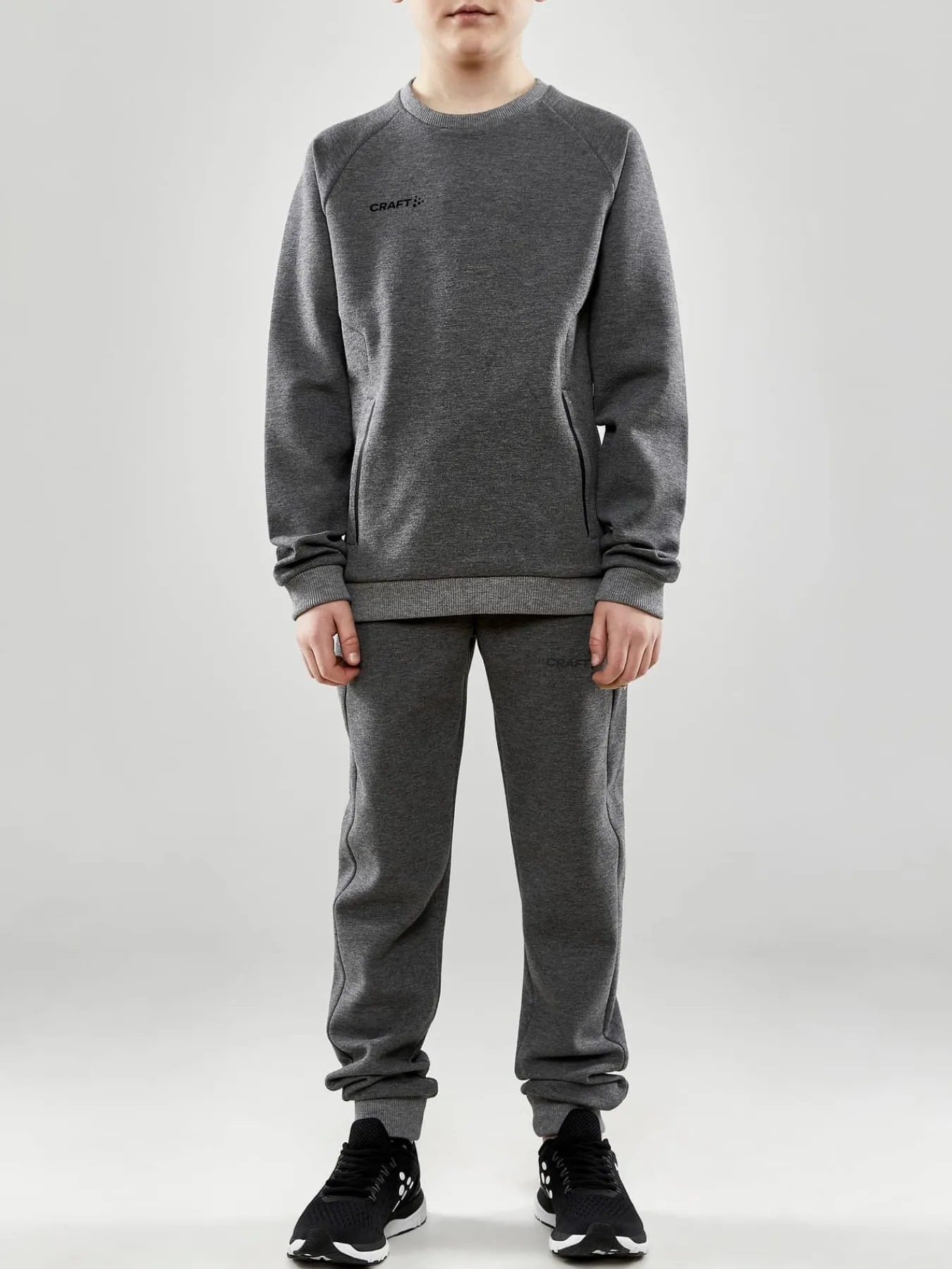 Craft Sportswear Sweatshirts & Hoodies^CORE Soul Crew Sweatshirt Jr Dk Grey Melange