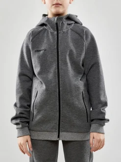 Craft Sportswear Sweatshirts & Hoodies^CORE Soul Full Zip Hood Jr Dk Grey Melange