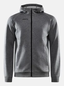 Craft Sportswear Hoodies & Sweatshirts^CORE Soul Full Zip Hood M Dk Grey Melange