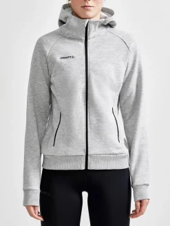 Craft Sportswear Hoodies & Sweatshirts^CORE Soul Full Zip Hood W Grey Melange