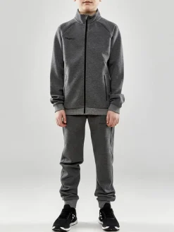 Craft Sportswear Jackor^CORE Soul Full Zip Jacket Jr Dk Grey Melange