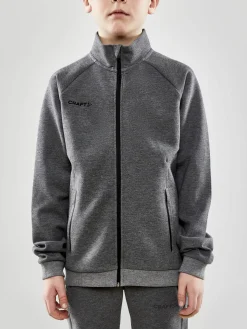 Craft Sportswear Jackor^CORE Soul Full Zip Jacket Jr Dk Grey Melange