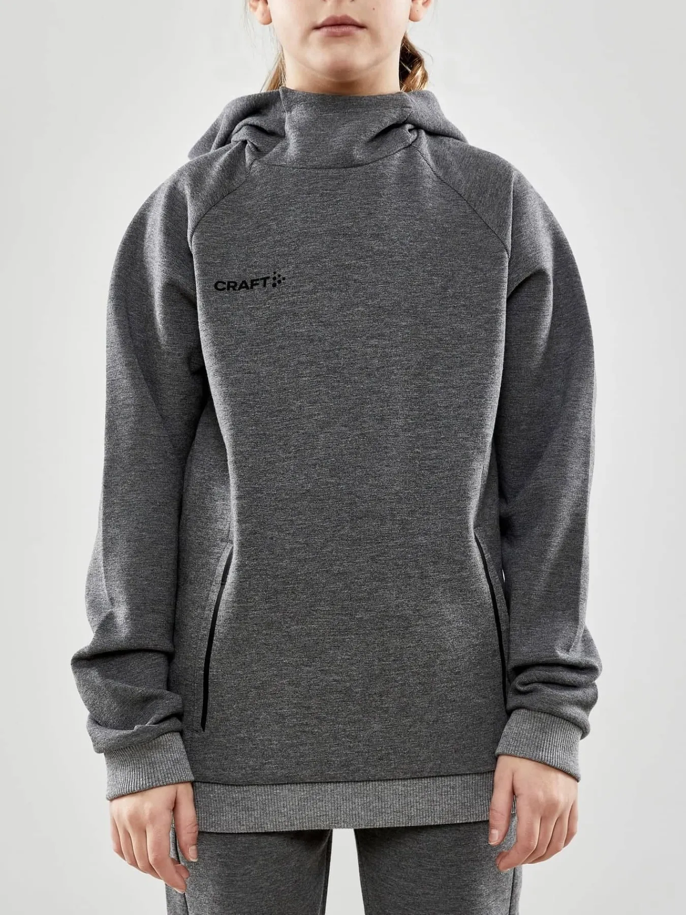 Craft Sportswear Sweatshirts & Hoodies^CORE Soul Hood Sweatshirt Jr Dk Grey Melange