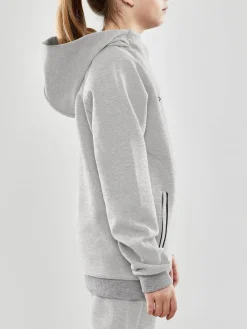 Craft Sportswear Sweatshirts & Hoodies^CORE Soul Hood Sweatshirt Jr Grey Melange