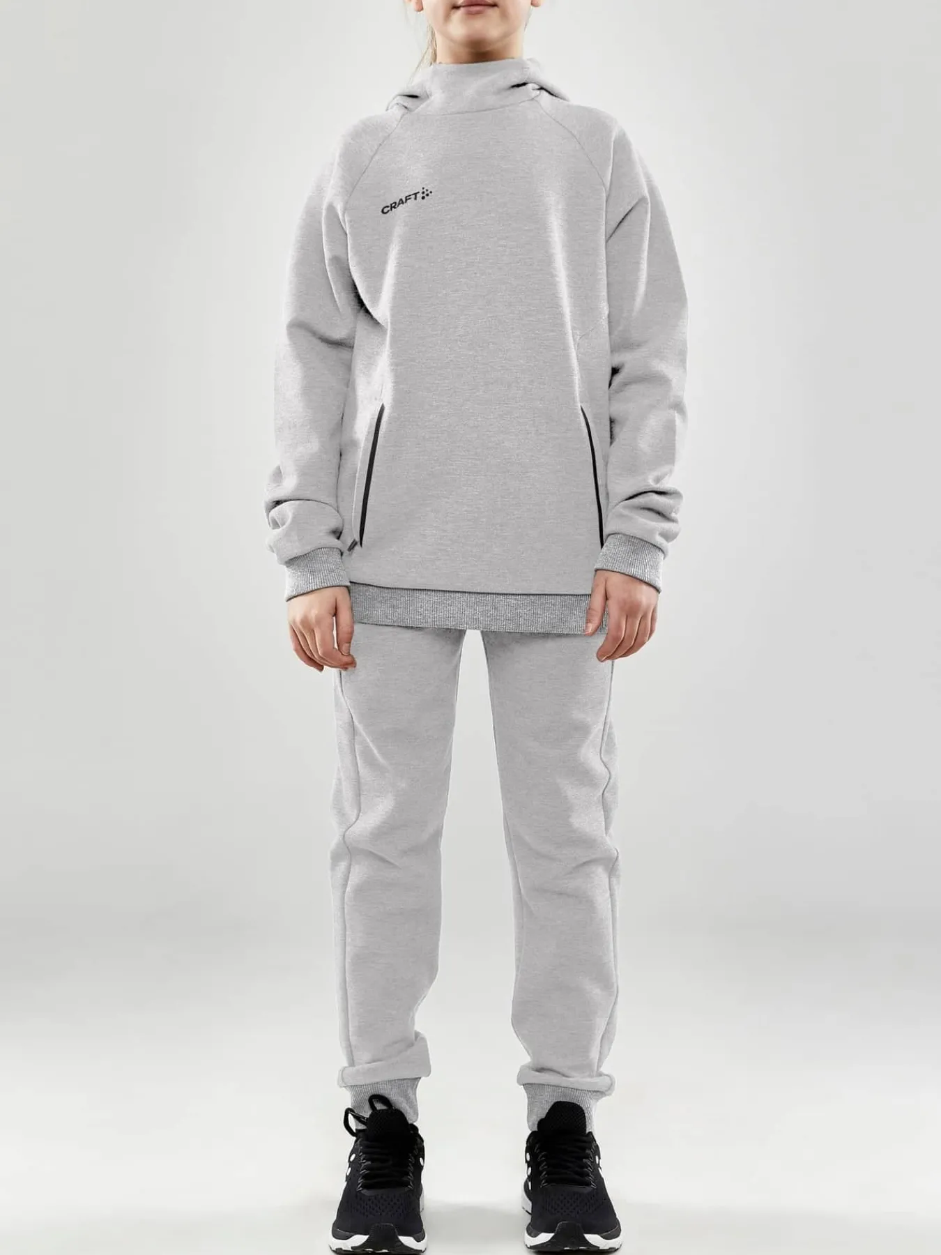 Craft Sportswear Sweatshirts & Hoodies^CORE Soul Hood Sweatshirt Jr Grey Melange