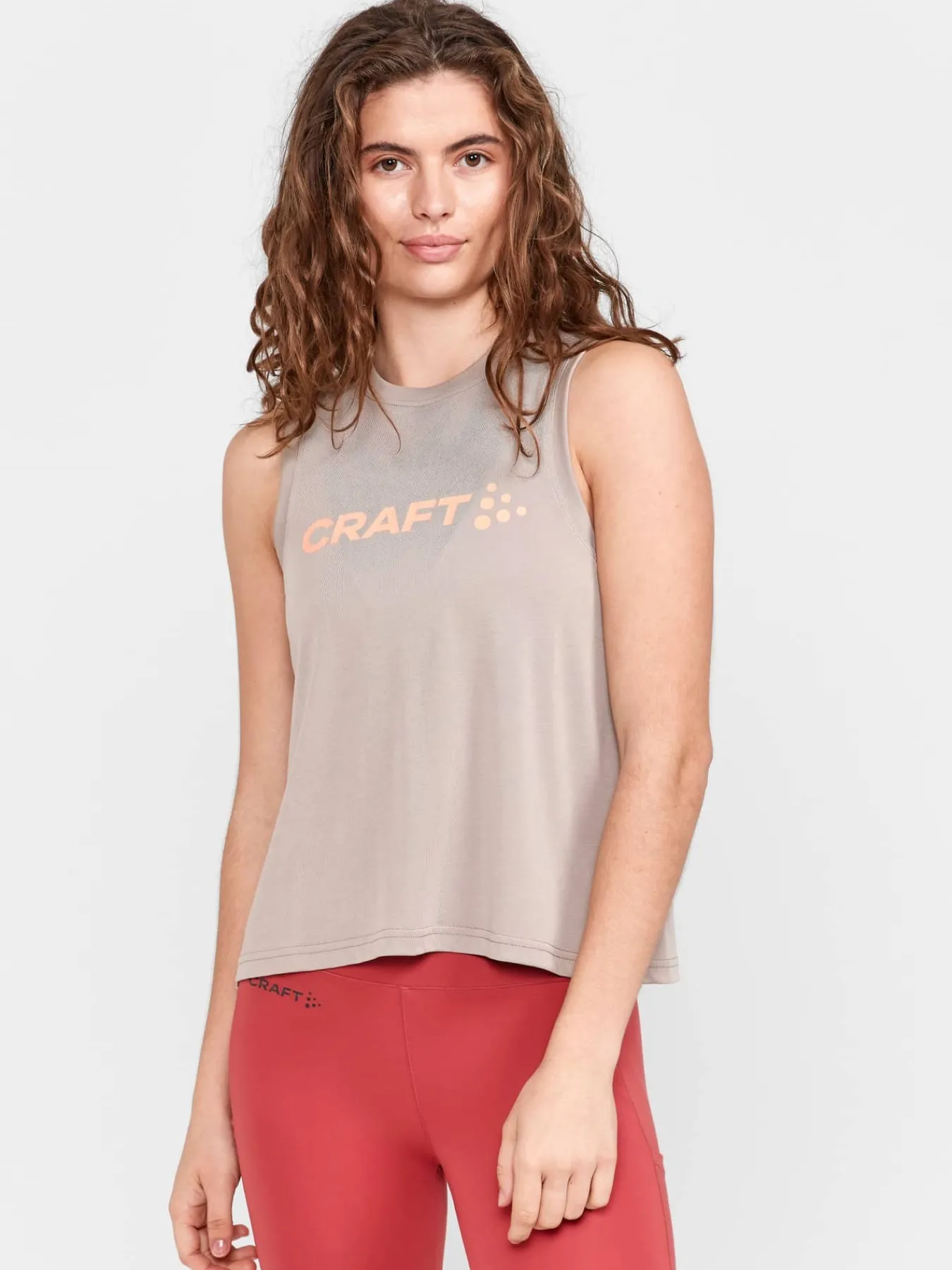 Craft Sportswear T-Shirts & Tröjor|Träning^Core Tone Bi-Blend Tank Top W Clay