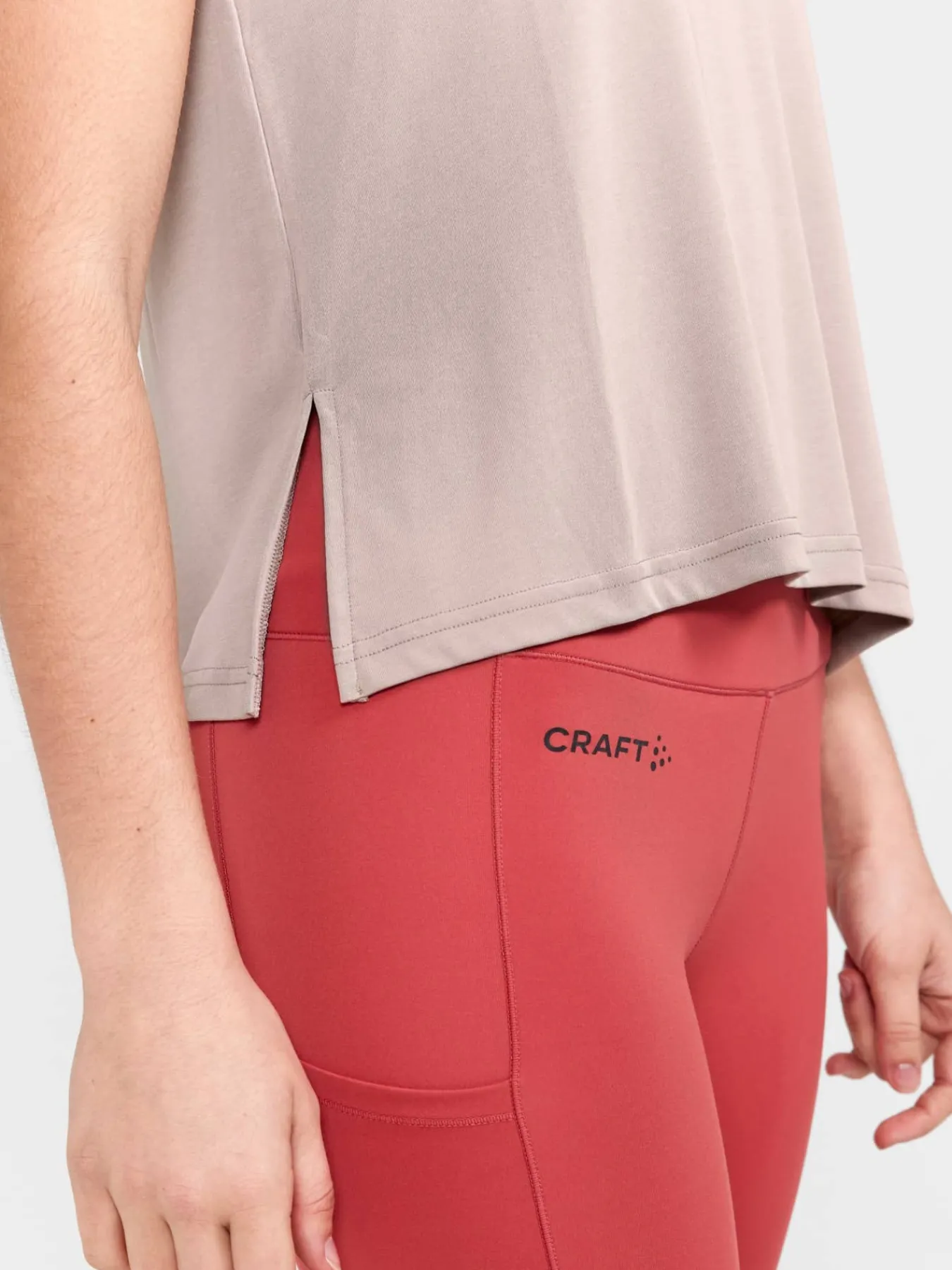 Craft Sportswear T-Shirts & Tröjor|Träning^Core Tone Bi-Blend Tank Top W Clay