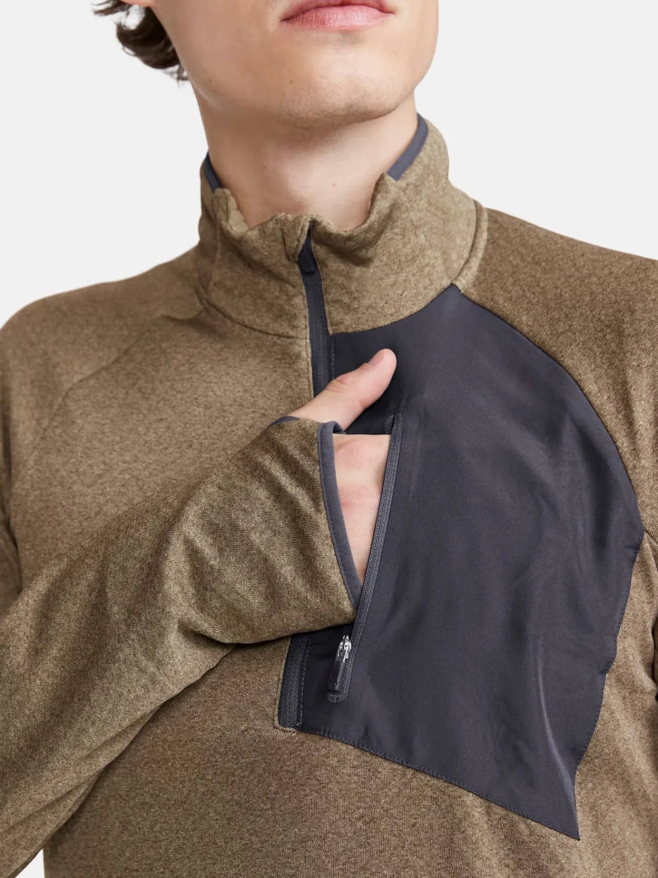 Craft Sportswear Mellanlager & Fleece|Mellanlager^CORE Trim Thermal Midlayer M Fir-Melange