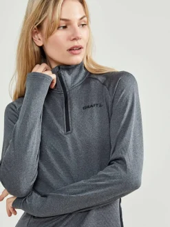 Craft Sportswear Mellanlager & Fleece|Mellanlager^CORE Trim Thermal Midlayer W Dk Grey-Melange