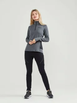 Craft Sportswear Mellanlager & Fleece|Mellanlager^CORE Trim Thermal Midlayer W Dk Grey-Melange