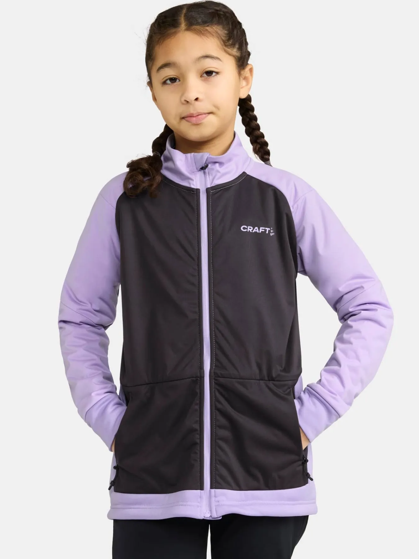 Craft Sportswear Jackor^Core Warm XC Jacket Jr Slate-Lavender