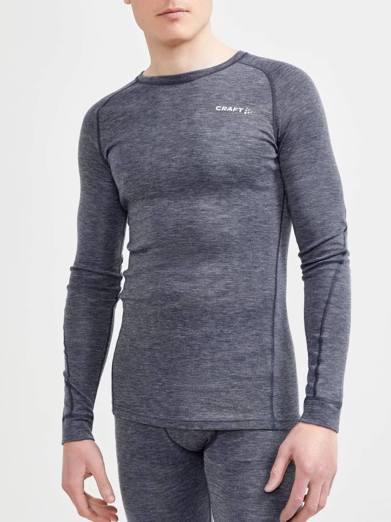 Craft Sportswear Underställ|Ull^CORE Wool Merino LS Tee M Blaze-Melange