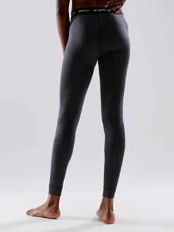 Craft Sportswear Underställ|Aktiva Underställ^CORE Wool Merino Pant W Black Melange