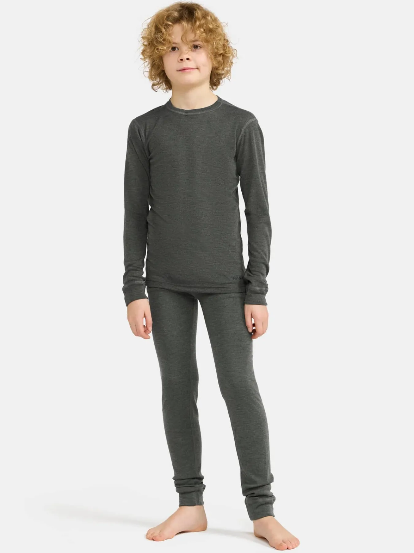 Craft Sportswear Underställsset|Ull^CORE Wool Merino Set Jr Juniper-Melange