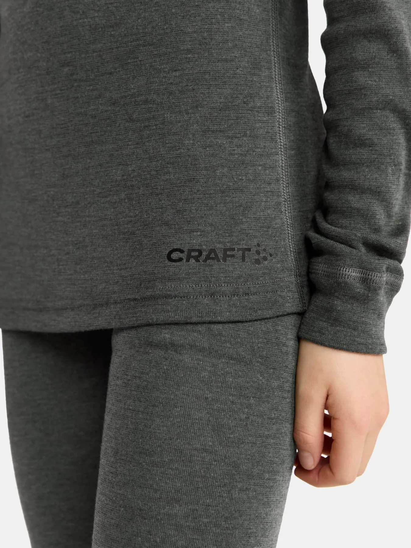 Craft Sportswear Underställsset|Ull^CORE Wool Merino Set Jr Juniper-Melange