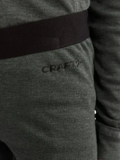 Craft Sportswear Underställsset|Ull^CORE Wool Merino Set Jr Juniper-Melange