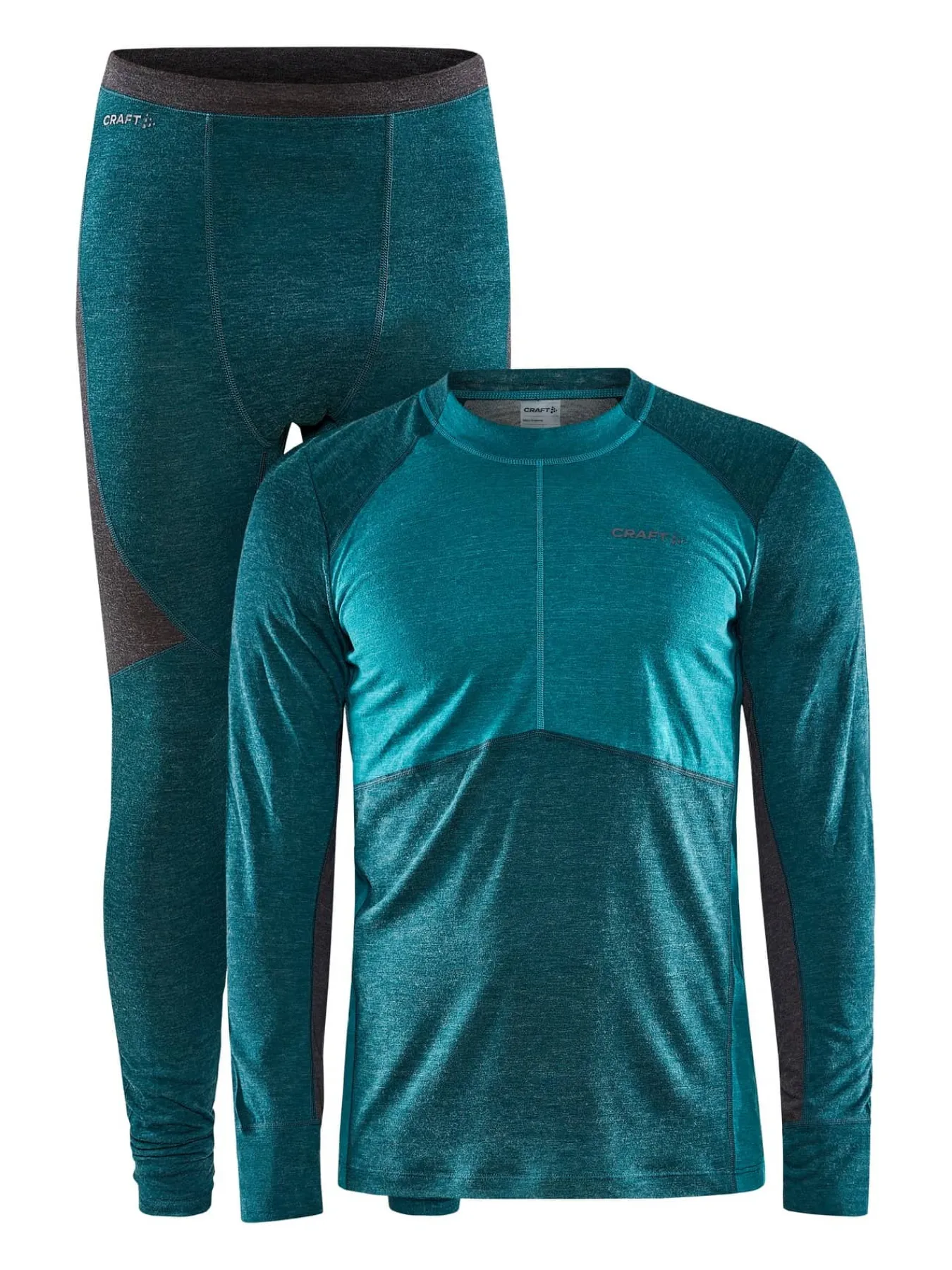 Craft Sportswear Underställ|Underställsset^CORE Wool Mix Set M Opal/Deep Lake