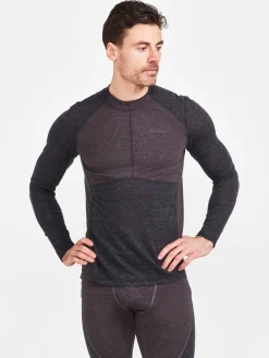 Craft Sportswear Underställ|Underställsset^CORE Wool Mix Set M Black-Slate