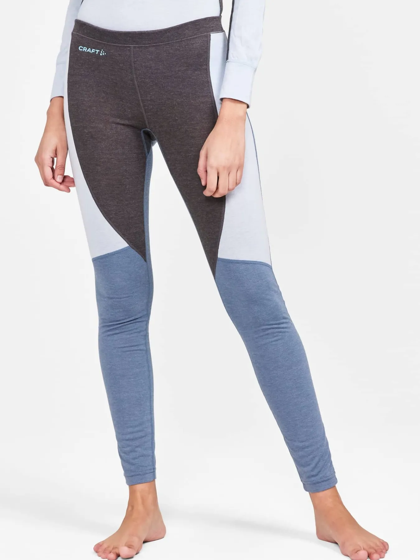 Craft Sportswear Underställ|Underställsset^CORE Wool Mix Set W Sulfur/Flow