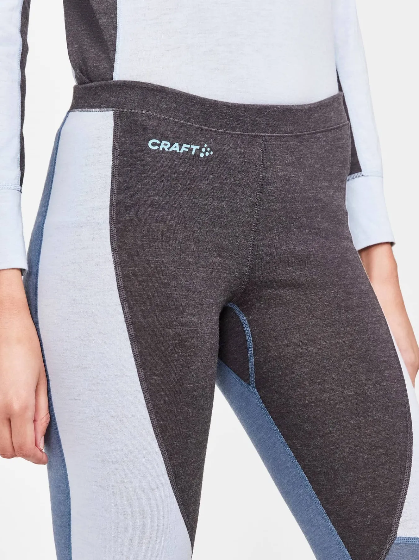 Craft Sportswear Underställ|Underställsset^CORE Wool Mix Set W Sulfur/Flow