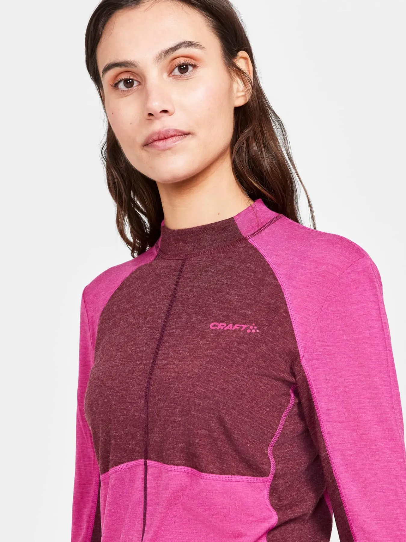 Craft Sportswear Underställ|Aktiva Underställ^CORE Wool Mix Set W Roxo/Punsch
