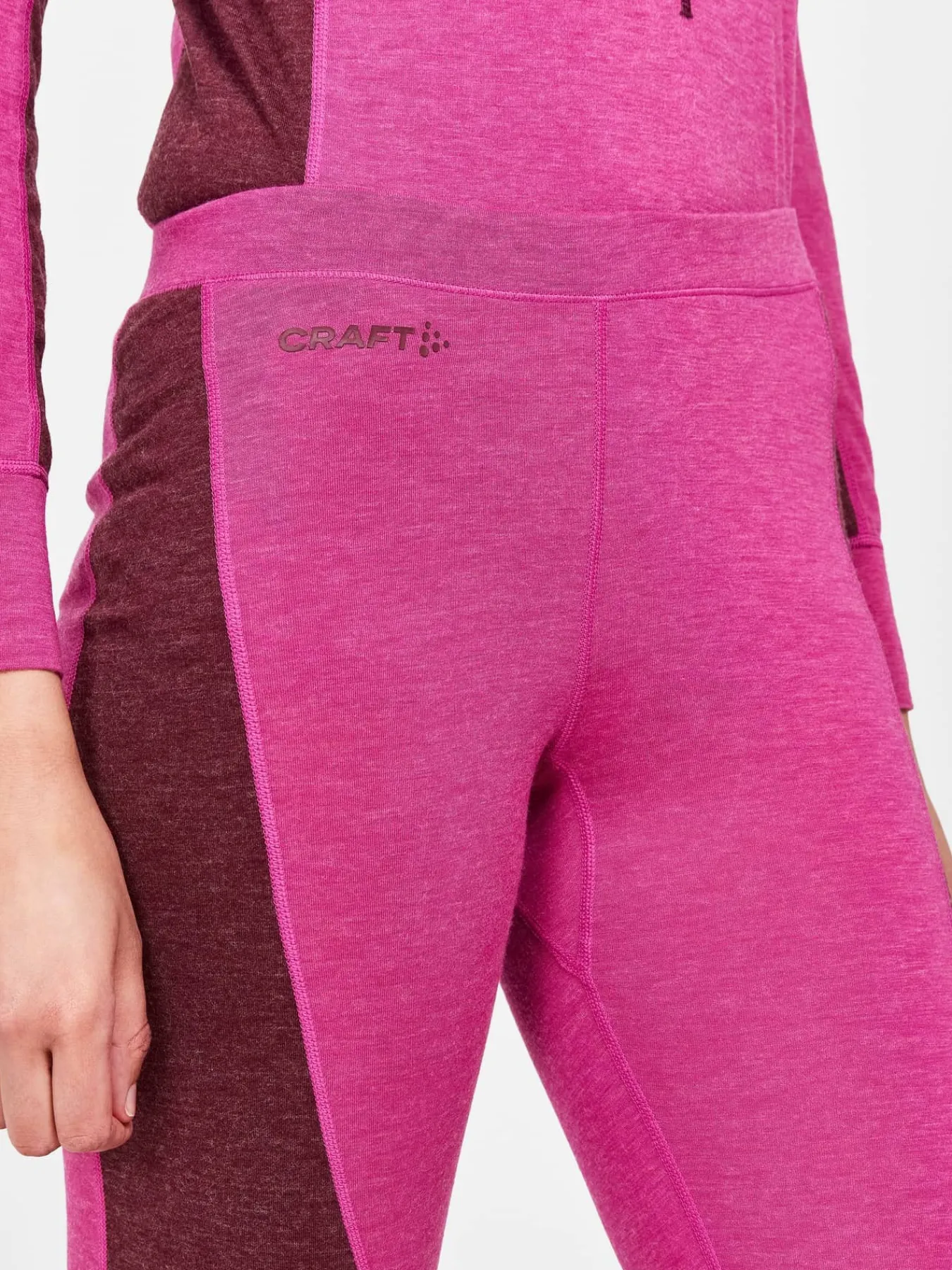 Craft Sportswear Underställ|Aktiva Underställ^CORE Wool Mix Set W Roxo/Punsch