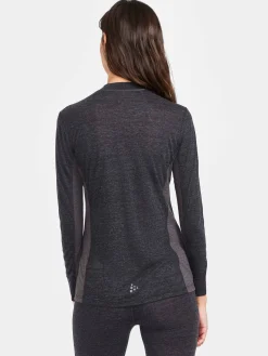Craft Sportswear Underställ|Aktiva Underställ^CORE Wool Mix Set W Black-Granite