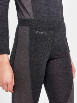 Craft Sportswear Underställ|Aktiva Underställ^CORE Wool Mix Set W Black-Granite