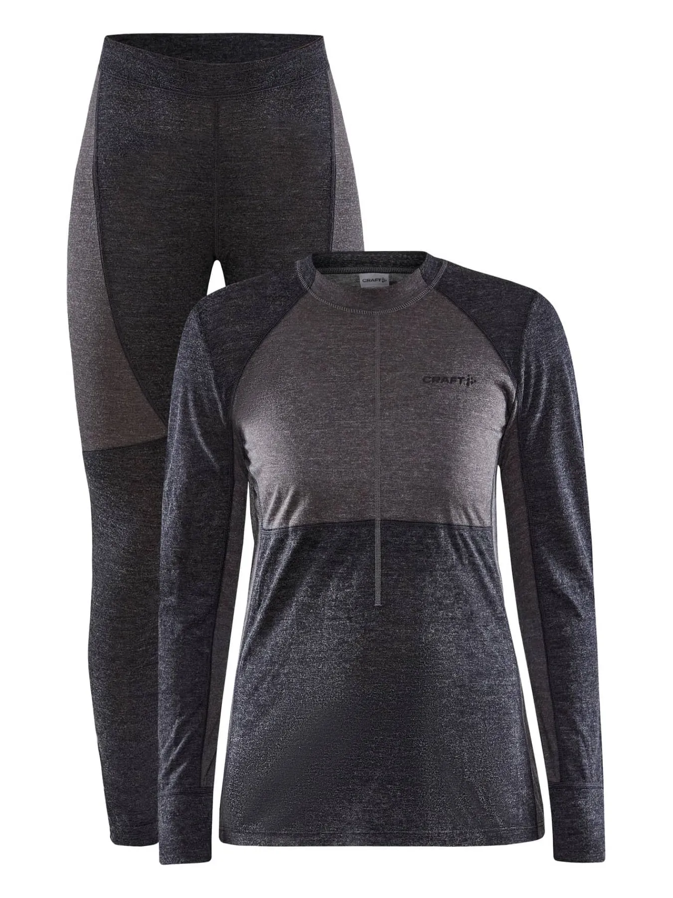 Craft Sportswear Underställ|Aktiva Underställ^CORE Wool Mix Set W Black-Granite