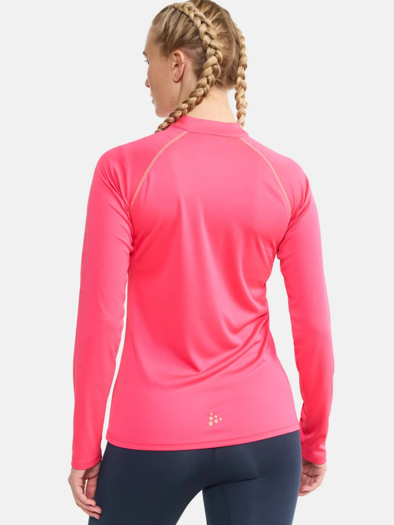 Craft Sportswear Träning^Eaze LS Half Zip Tee W Fuchsia-Cosmo