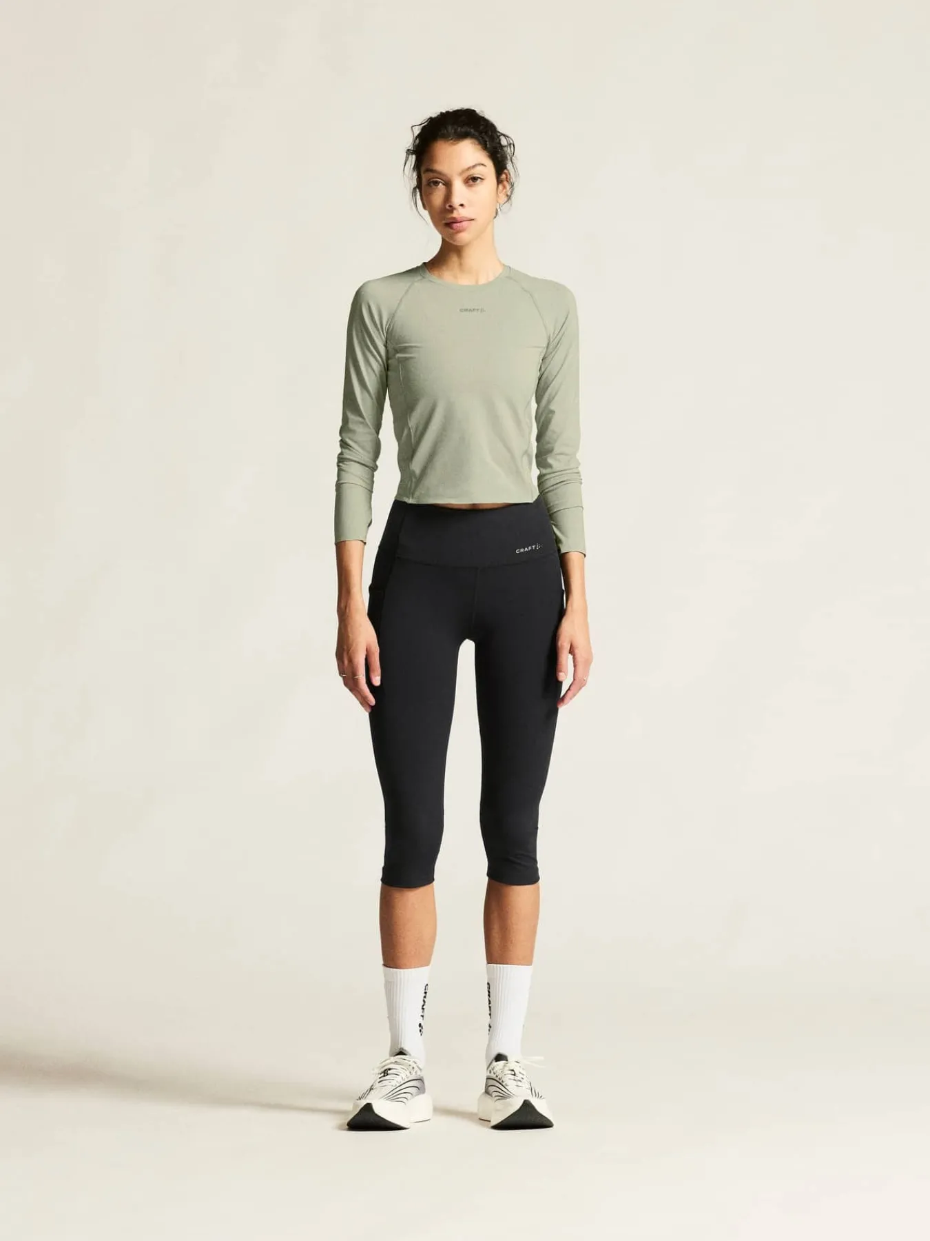 Craft Sportswear Tights^Essence Capri 3 W Black
