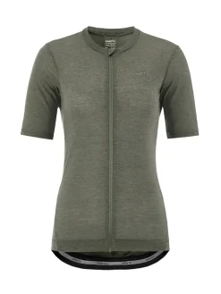 Craft Sportswear T-Shirts & Tröjor^Everyday Wool SS Jersey W Leaf/Melange