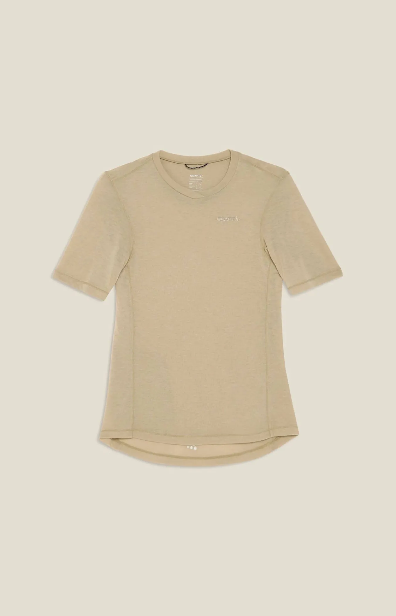 Craft Sportswear T-Shirts & Tröjor^Everyday Wool SS Tee W Hay/Melange