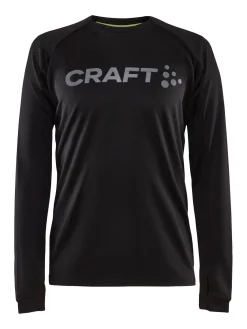 Craft Sportswear Mellanlager|Teamwear^Evolve Crew Neck M Black-Logo