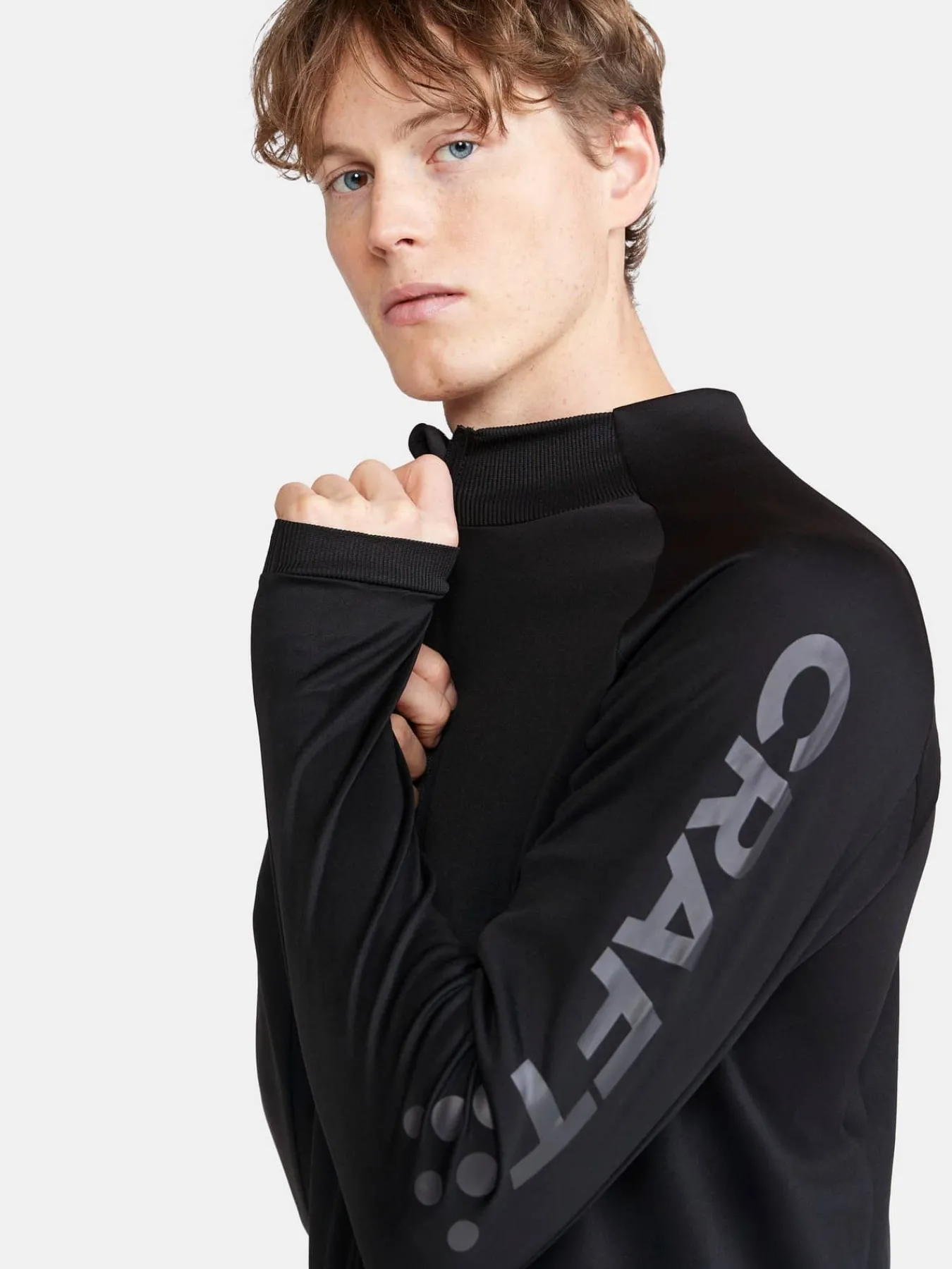 Craft Sportswear Mellanlager|Teamwear^Evolve Full Zip M Black-Logo